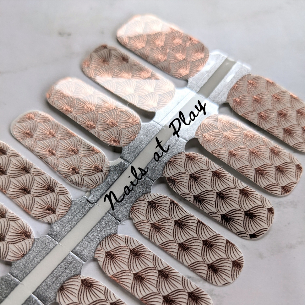5 for $15 Nail Wraps- Evenly Quinn (transparent)